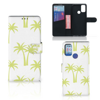 Alcatel 1S (2021) Hoesje Palmtrees