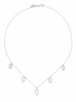 Djula collier ras-du-cou en or blanc 18ct orné de diamants - Argent