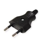 BACHMANN 900.002 Euro platte stekker sw schroefaansluiting los