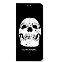 Mobiel BookCase OPPO Reno8 Skull Eyes - thumbnail