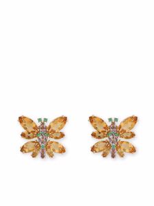 Dolce & Gabbana boucles d'oreilles Spring en or 18ct ornées de pierres