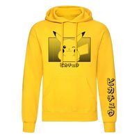 Pokemon Hooded Sweater Pikachu Katakana Size S - thumbnail