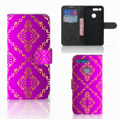 Wallet Case Honor View 20 Barok Roze