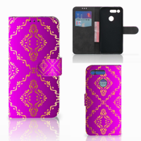 Wallet Case Honor View 20 Barok Roze
