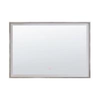 Beliani ARGENS - Badkamerspiegel-Zilver-Synthetisch materiaal