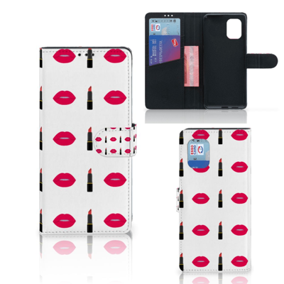 Xiaomi Mi 10 Lite Telefoon Hoesje Lipstick Kiss