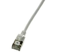 LogiLink CQ9032S Ultraflex SlimLine Cat.6A Patchkabel STP, grau 1.0m