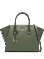 Michael Michael Kors grand sac cabas à plaque logo - Vert - thumbnail