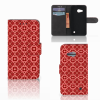 Microsoft Lumia 550 Telefoon Hoesje Batik Rood