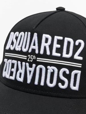 Dsquared2 / snapback cap 25th Dsquared2 Baseball in zwart Dsquared2 / snapback cap 25th Dsquared2 Baseball in zwart