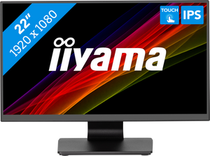 iiyama ProLite T2252MSC-B2 computer monitor 54,6 cm (21.5") 1920 x 1080 Pixels Full HD LCD Touchscreen Zwart