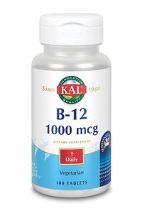 KAL Vitamine B12 1000mcg sustained release (100 tab)