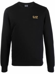 Ea7 Emporio Armani sweat à logo imprimé - Noir