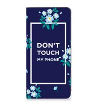 Google Pixel 8A Design Case Flowers Blue DTMP - thumbnail