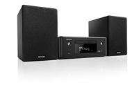 Denon CEOL N-10 Stereo Set met CD Speler & Radio, Microset met Bluetooth, WiFi, Airplay 2, Muziek Streamen, HEOS Multiroom, 2x Optische Ingang - Zwart