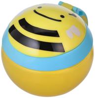 Skip Hop Zoo Snackcup, Snackbox, Opbergdoos voor Kinderen, Veelkleurig, Brooklyn Bijen