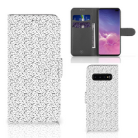 Samsung Galaxy S10 Plus Telefoon Hoesje Stripes Dots