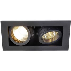 SLV 115520 Inbouwlamp GU10 0.00 W Zwart (mat)