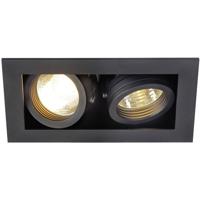 SLV 115520 Inbouwlamp GU10 0.00 W Zwart (mat)