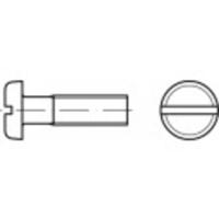 TOOLCRAFT 104539 Platkopschroeven M6 16 mm Sleuf DIN 85 Staal Galvanisch verzinkt 200 stuk(s)