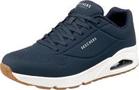 Skechers Uno Stand On Air heren Trainers, Navy Durabuck Trim, 48.5 EU