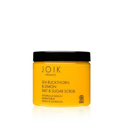 JOIK Sea Buckthorn & Lemon Sugar & Salt scrub - 220gr JOIK Sea Buckthorn & Lemon Sugar & Salt scrub - 220gr