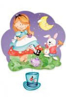 Dekori muziekdoos Alice in wondeland junior 23 x 32 cm