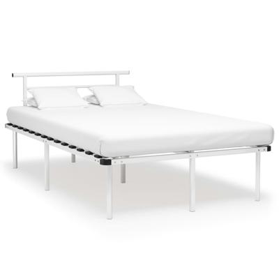 vidaXL Bedframe metaal wit 120x200 cm vidaXL Bedframe metaal wit 120x200 cm