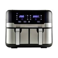 MasterPRO Airfryer 2400 W Anti-aanbaklaag, CoolTouch-behuizing, Timerfunctie, Oververhittingsbeveiliging, Met display Zwart/RVS