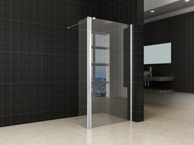Wiesbaden zijwand + scharnierprofiel 400x2000 10mm NANO glas