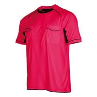 Stanno Bergamo scheidsrechter shirt korte mouwen | scheidsrechter shirt voor dames en heren (maat XS, roze, regular fit)