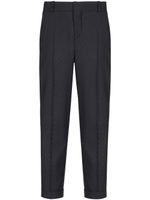 Balmain pantalon ample à logo en jacquard - Noir