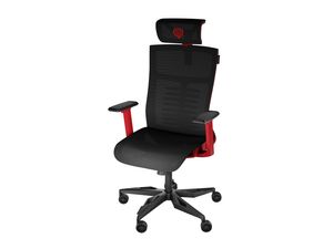 GENESIS Astat 700 PC-gamestoel Zitgedeelte van mesh Zwart, Rood