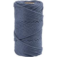 Creativ Company Macrame Koord Blauw, 55m - thumbnail