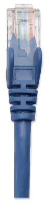 Intellinet 319829 RJ45 Netwerkkabel, patchkabel CAT 5e U/UTP 5.00 m Blauw 1 stuk(s)