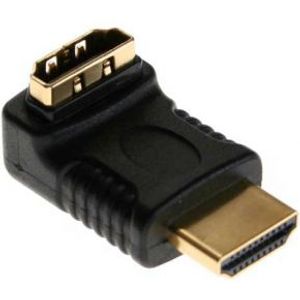 InLine 17600F HDMI HDMI Zwart kabeladapter/verloopstukje