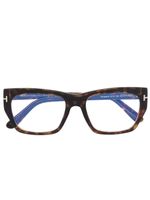 TOM FORD Eyewear lunettes de vue FT5846B à monture carrée - Marron