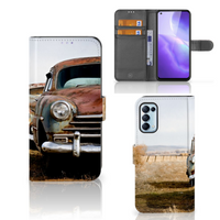 OPPO Find X3 Lite Telefoonhoesje met foto Vintage Auto - thumbnail