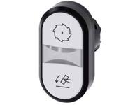 Siemens 3SU1001-3AB66-0AP0 Dubbele drukknop IP66, IP67, IP69/IP69K 1 stuk(s)