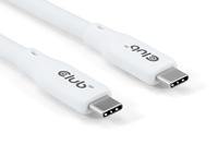 Club3D Lifestyle USB-C kabel PD 240W, 20Gbps | 2m | wit