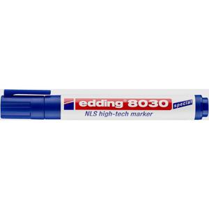 Edding 8030 NLS High-Tech permanente marker Kogelpunt Blauw