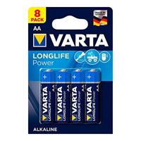 Varta 8 x AA Single Use batterij alkaline, 1,5 V, batterijen (single use batterij, AA, alkali, cilindrisch, 1,5 V, 8 stuk(s)