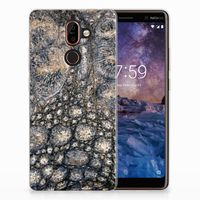 Nokia 7 Plus TPU Hoesje Krokodillenprint - thumbnail