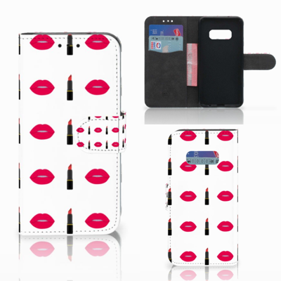 Samsung Galaxy S10e Telefoon Hoesje Lipstick Kiss Samsung Galaxy S10e Telefoon Hoesje Lipstick Kiss
