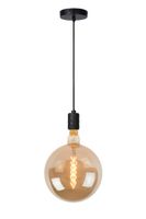 Lucide JOVA - Hanglamp - Ø 10 cm - 1xE27 - Zwart