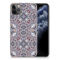 Apple iPhone 11 Pro Max TPU Siliconen Hoesje Flower Tiles - thumbnail