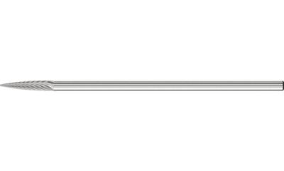 PFERD 21222657 Freesstift Spitsboog Lengte 75 mm Afmeting, Ø 3 mm Werklengte 13 mm Schachtdiameter 3 mm