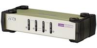 Aten CS84U-AT KVM Switch 4 Port PS2/USB VGA, zwart