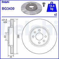 Remschijf BG3430 - thumbnail