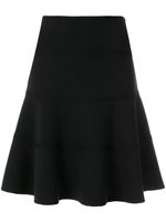 Alaïa Pre-Owned jupe évasée à taille haute - Noir - thumbnail